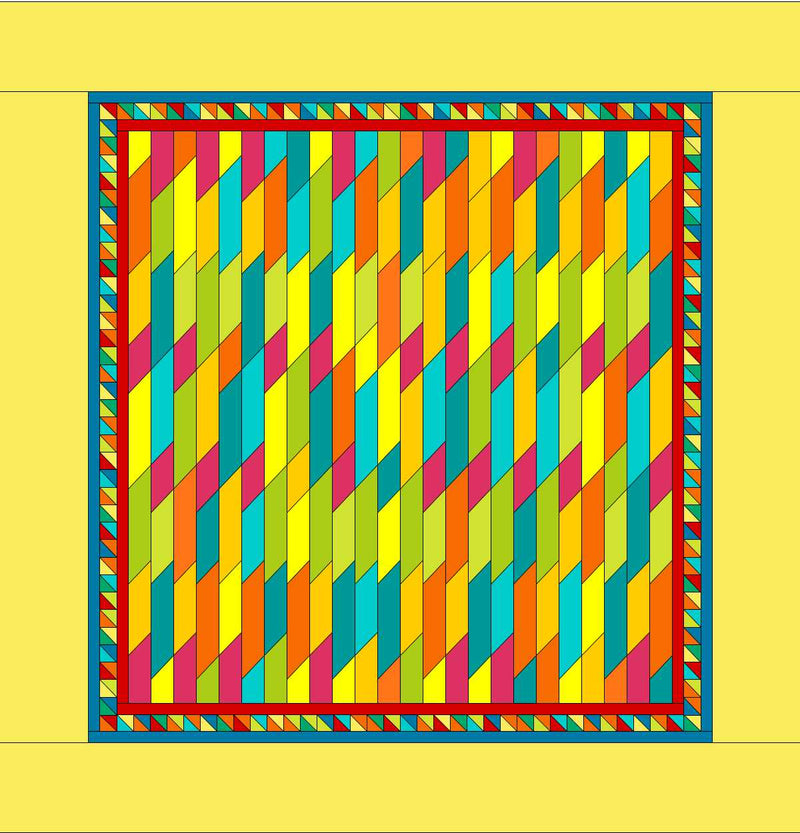 Jelly On The Fence Quilt PDF Pattern