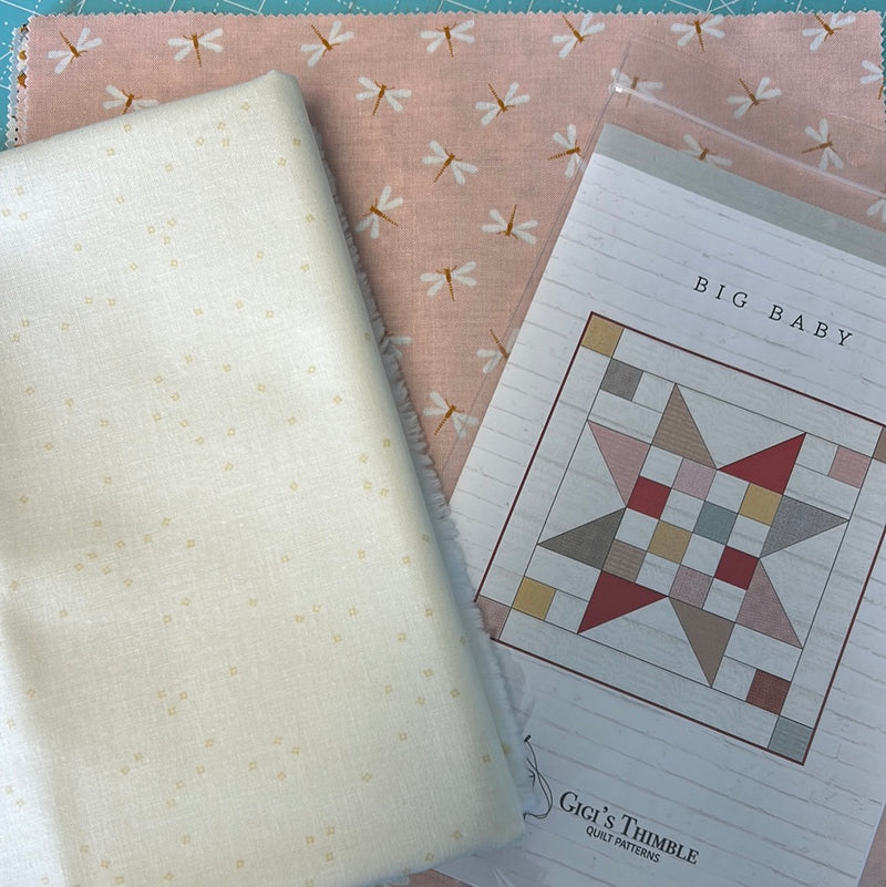 Big Baby Quilt Kit includes Paper Pattern