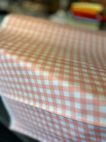 It's a Girl Gingham Coral - Priced by the Half Yard