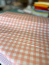 It's a Girl Gingham Coral - Priced by the Half Yard