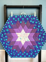 Handmade Purple Quilted Table Topper