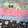 Mint Green Floral Baby Quilt Kit