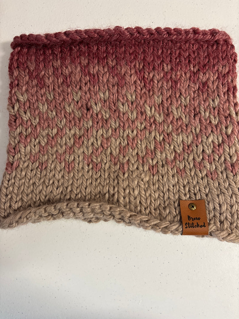 Handmade Knit Adult Cowl