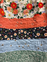 Handmade Floral Baby Quilt