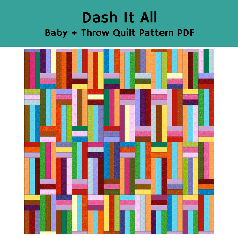 Dash It All Quilt PDF Pattern