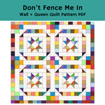 Don't Fence Me In Quilt PDF Pattern