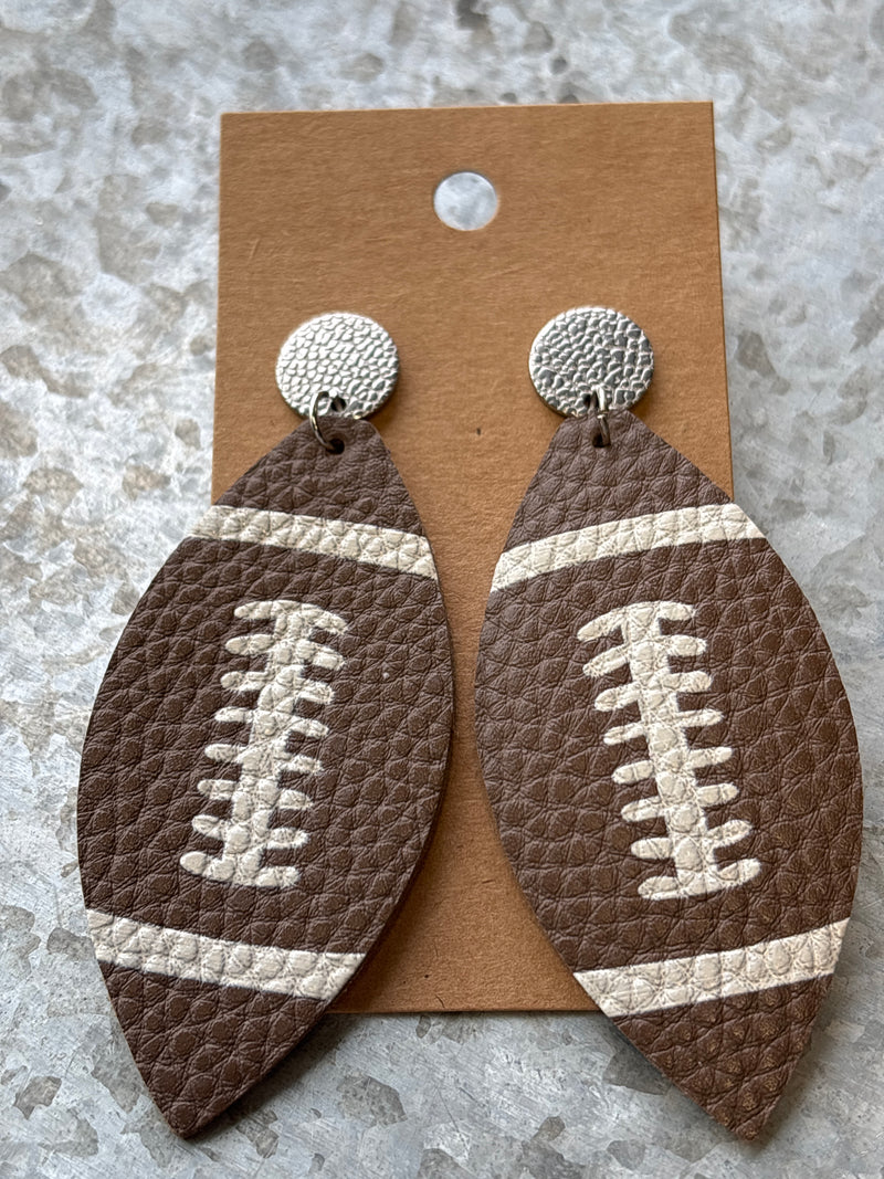 Football Earrings