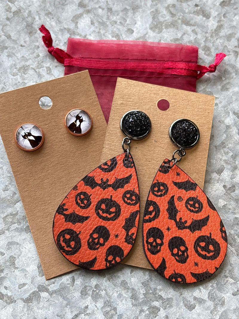 Halloween Earrings Set