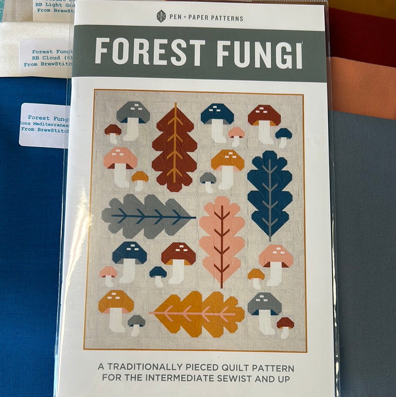 Forest Fungi Quilt Kit