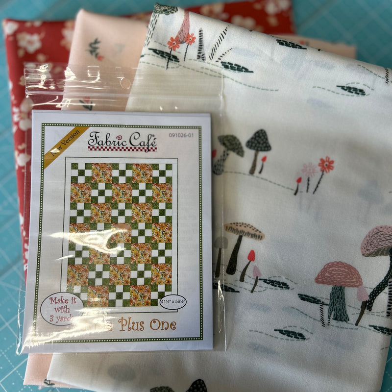 All is Well Nine Plus One 3 Yard Quilt Kit
