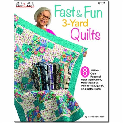 Fast & Fun 3 Yard Quilts Pattern Book - brewstitched.com