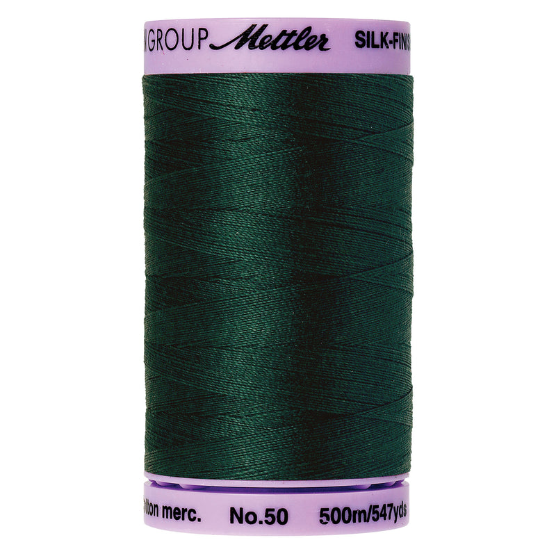 Mettler 50 weight Cotton Thread in Swamp 9104 0757 - brewstitched.com