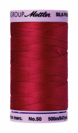 Mettler 50 weight Cotton Thread in Country Red 9104-0504 - brewstitched.com