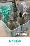 Pint Size Parking Paper Pattern from Atkinson Designs - brewstitched.com