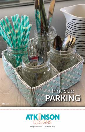 Pint Size Parking Paper Pattern from Atkinson Designs - brewstitched.com