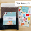 Yes You Can! Table Runner Quilt Kit featuring Hidden Cottage