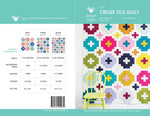 Cross Tiles Quilt Paper Pattern from Quilty Love - brewstitched.com
