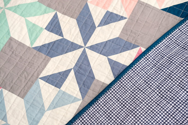 The Patti Quilt Paper Pattern from Kitchen Table Quilting - brewstitched.com