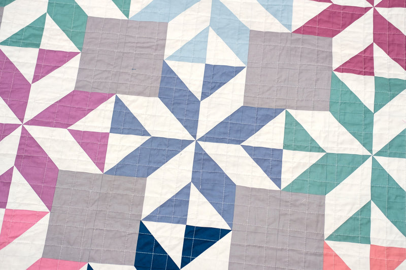 The Patti Quilt Paper Pattern from Kitchen Table Quilting - brewstitched.com