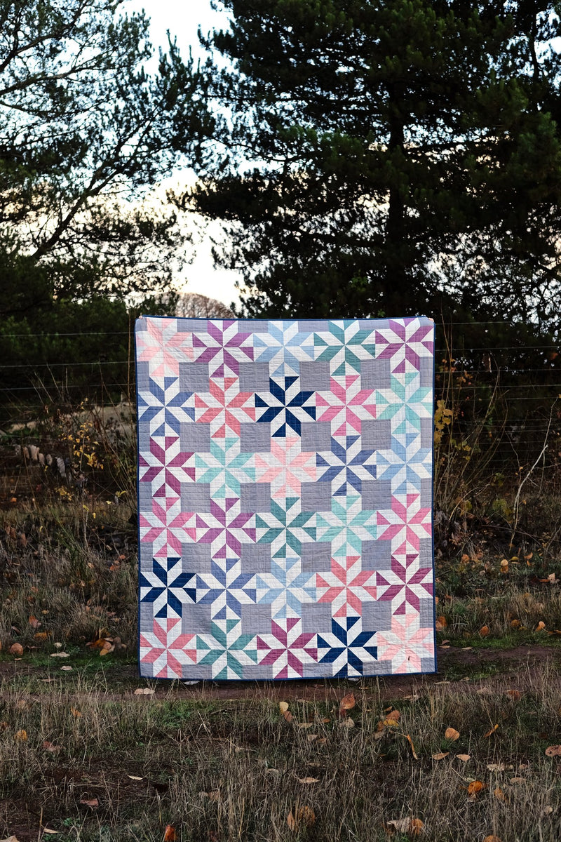 The Patti Quilt Paper Pattern from Kitchen Table Quilting - brewstitched.com