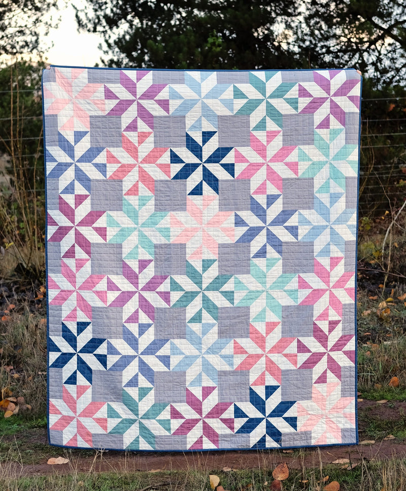 The Patti Quilt Paper Pattern from Kitchen Table Quilting - brewstitched.com