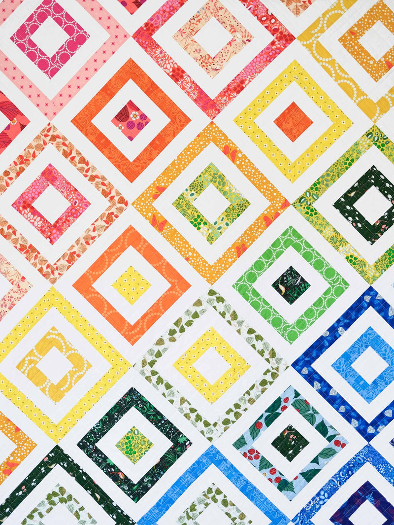 The Sadie Quilt Paper Pattern by Kitchen Table Quilting - brewstitched.com