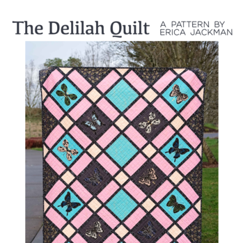 The Delilah Quilt Paper Pattern by Kitchen Table Quilting - brewstitched.com