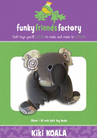 Kiki Koala Paper Pattern from Funky Friends Factory - brewstitched.com