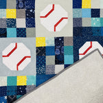 Handmade Baseball Quilt Lap/Throw Size - brewstitched.com