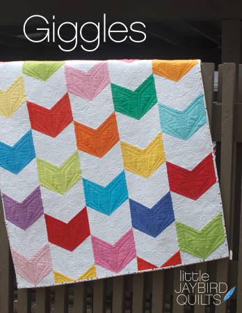 Giggles Baby Quilt Paper Pattern by Jaybird Quilts - brewstitched.com