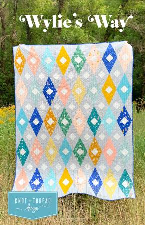 Wylie's Way Quilt Paper Pattern by Knot and Thread - brewstitched.com