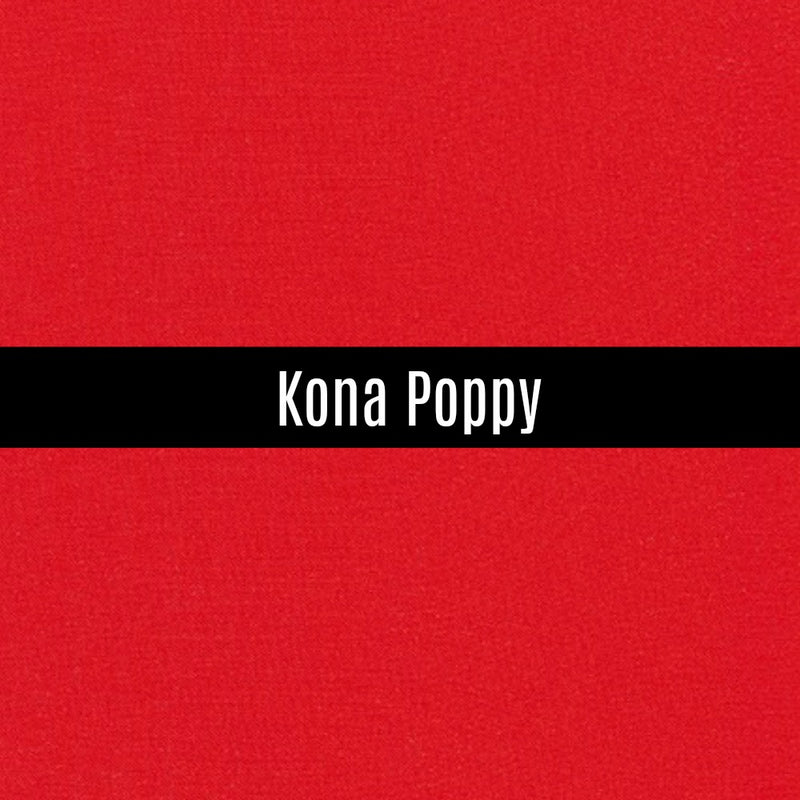 Kona Poppy - Priced by the Half Yard - brewstitched.com