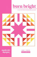 Burn Bright Quilt Paper Pattern by Modernly Morgan - brewstitched.com