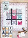 Tic Tac Cat Quilt Paper Pattern by Melissa Mortenson - brewstitched.com
