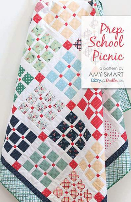 Prep School Quilt Paper Pattern - brewstitched.com