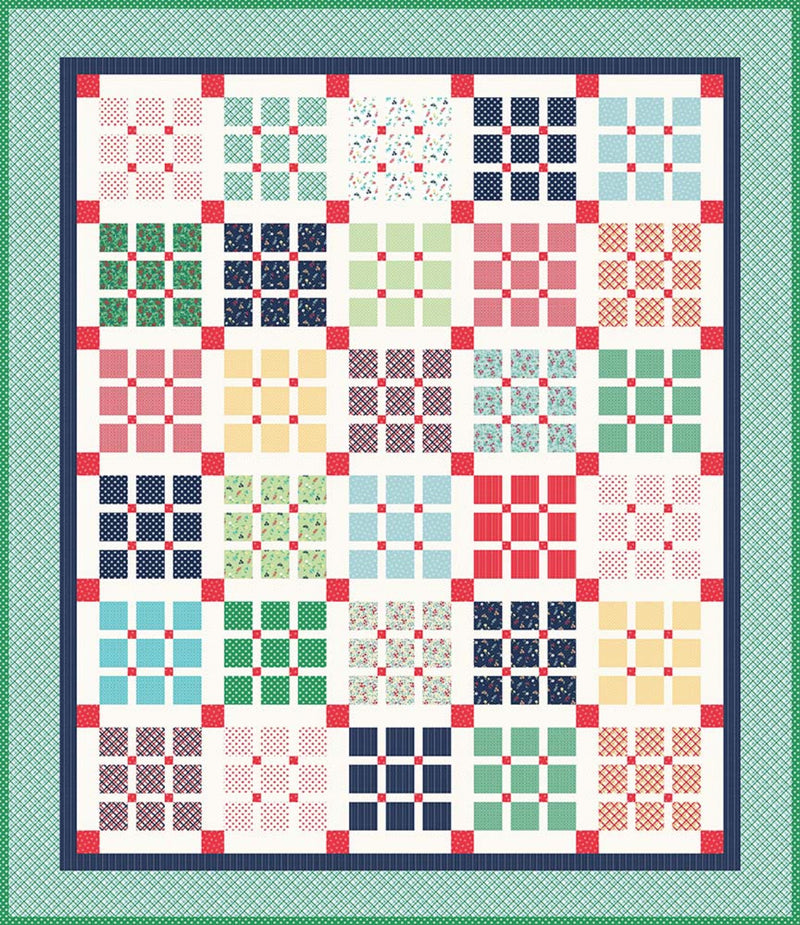 Prep School Quilt Paper Pattern - brewstitched.com