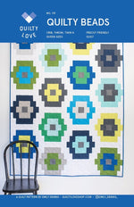 Quilty Beads Quilt Paper Pattern by Quilty Love - brewstitched.com