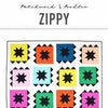 Zippy Quilt Paper Pattern by Patchwork and Poodles - brewstitched.com