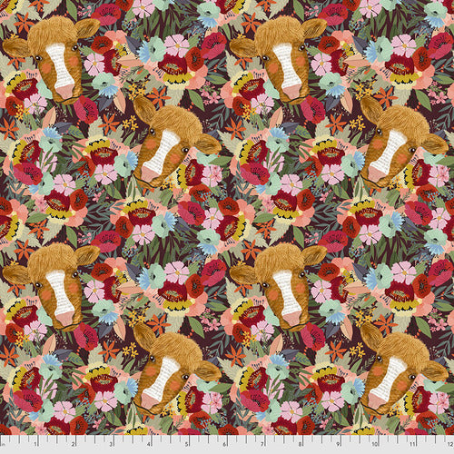 Farm Friends Floral Cow - Choose Your Cut - Expected Feb 2022 - brewstitched.com