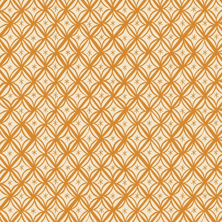 Camellia Macrame in Caramel - Priced by the Half Yard