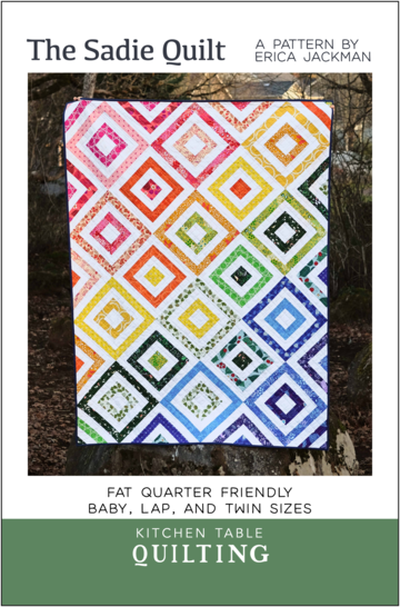 The Sadie Quilt Paper Pattern by Kitchen Table Quilting - brewstitched.com