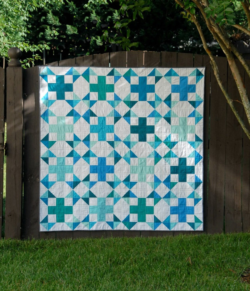 Sea Star Quilt Paper Pattern by Meadow Mist Designs - brewstitched.com