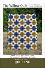 The Willow Quilt Paper Pattern from Kitchen Table Quilting - brewstitched.com