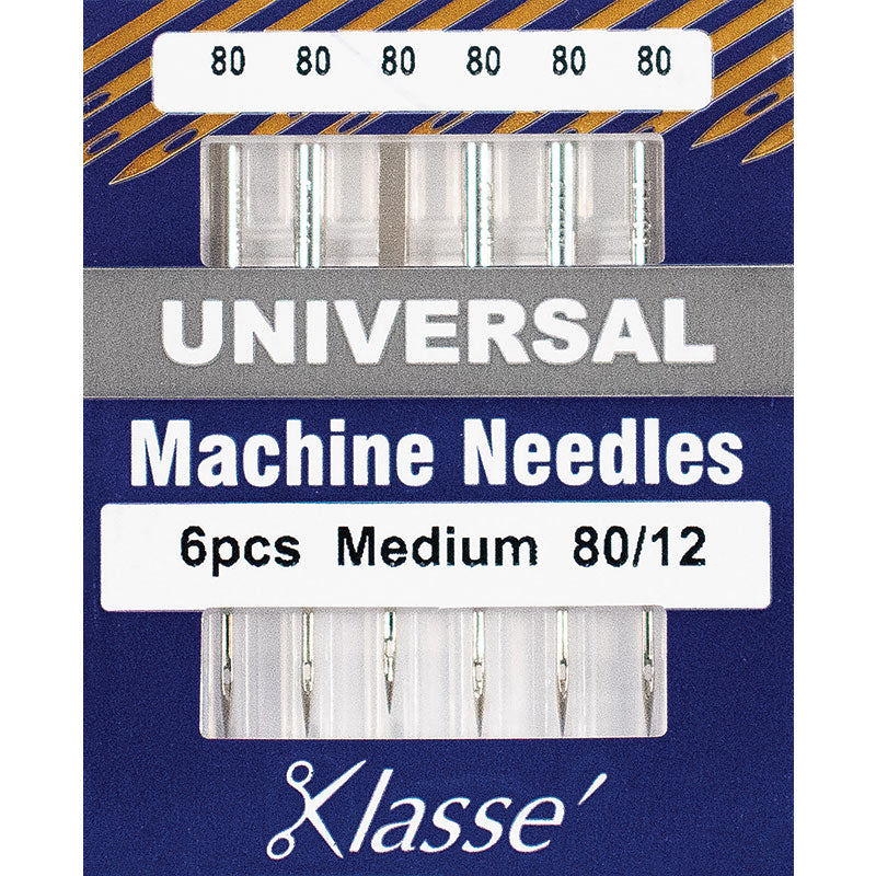 Klasse Universal Needle 80/12- Includes 6 Needles - brewstitched.com