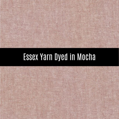Essex Yarn Dyed Linen in Mocha - Priced by the Half Yard - brewstitched.com