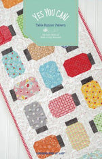 Yes You Can! Table Runner Quilt Kit featuring Hidden Cottage