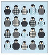 Penguin Party Quilt Paper Pattern from Elizabeth Hartman - brewstitched.com