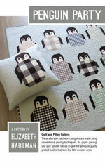Penguin Party Quilt Paper Pattern from Elizabeth Hartman - brewstitched.com