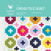 Cross Tiles Quilt Paper Pattern from Quilty Love - brewstitched.com