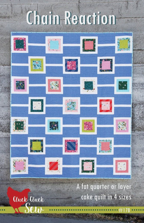 Chain Reaction Quilt Paper Pattern by Cluck Cluck Sew - brewstitched.com